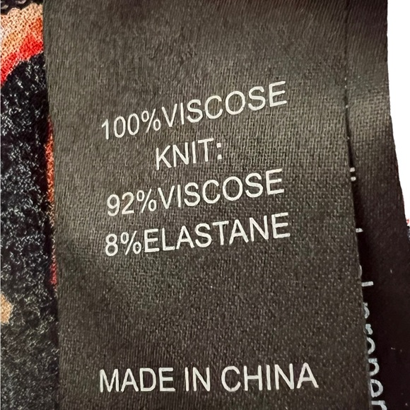 Taking Shape Womens Sleeveless Tunic Blouse Sheer Animal Print Plus Sz S / 16 - Picture 7 of 8